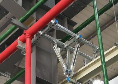 金山屯该抗震支架的整体式支吊架结构协调性好